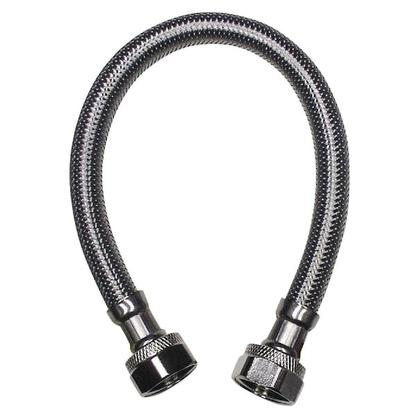 B & K 1/2 In. F X 1/2 In. F X 16 In. L Stainless Steel Faucet Connector 496-012 - main